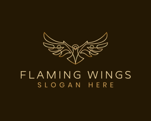 Luxury Eagle Bird logo design