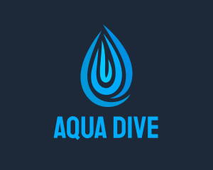 Aqua Water Supplier logo design