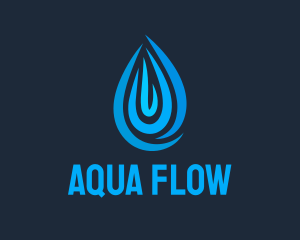 Aqua Water Supplier logo design