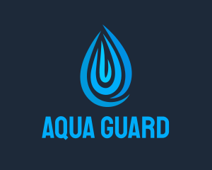 Aqua Water Supplier logo design