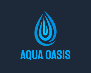 Aqua Water Supplier logo design