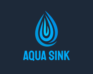 Aqua Water Supplier logo design