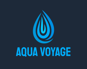 Aqua Water Supplier logo design