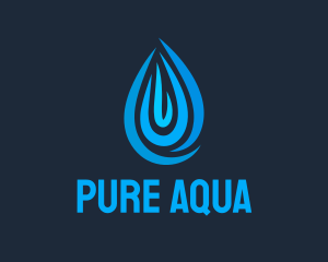 Aqua Water Supplier logo design