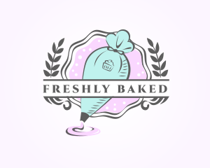 Icing Baking Kitchen logo design