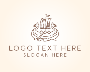 Longship Viking Ship logo