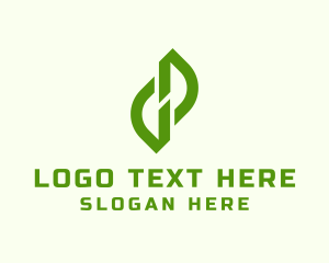 Venture - Modern Leaf Business logo design