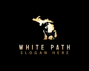 Michigan Wild White Tailed Deer logo