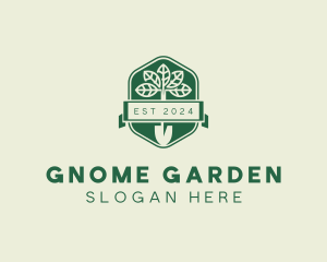 Shovel Plant Garden logo design