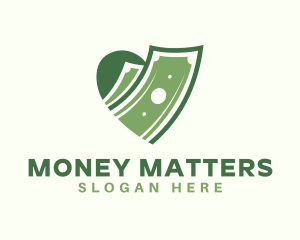 Heart Money Cash logo design