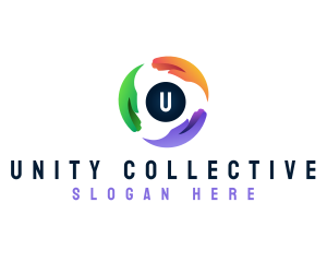 Unity Hands Foundation logo design