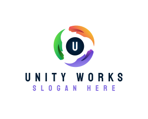 Unity Hands Foundation logo design