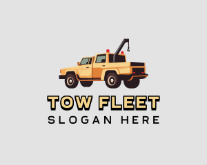 Tow Truck Garage logo design