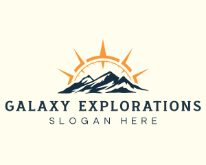 Mountain Navigation Adventure logo design