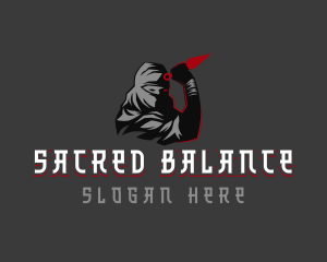 Dark Ninja Blade logo design