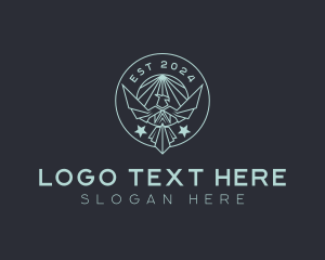 Winged Crest Badge logo