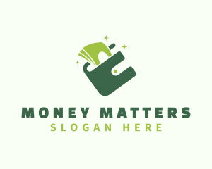 Cash Money Wallet logo design