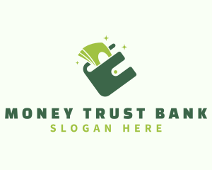 Cash Money Wallet logo design