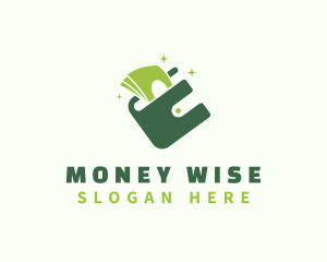 Cash Money Wallet logo design