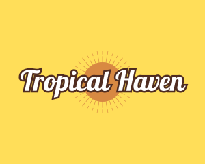 Tropical Summer Design logo design