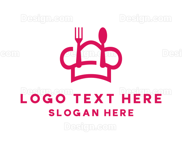 Chef Food Utensils Logo