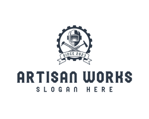 Welder Machinist Fabrication logo design