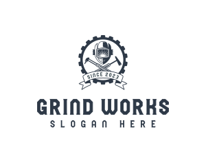 Welder Machinist Fabrication logo design