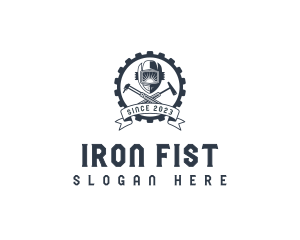 Welder Machinist Fabrication logo design