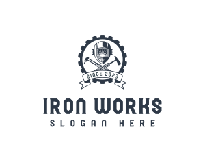 Welder Machinist Fabrication logo design