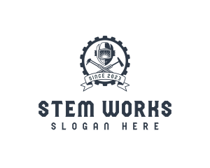 Welder Machinist Fabrication logo design