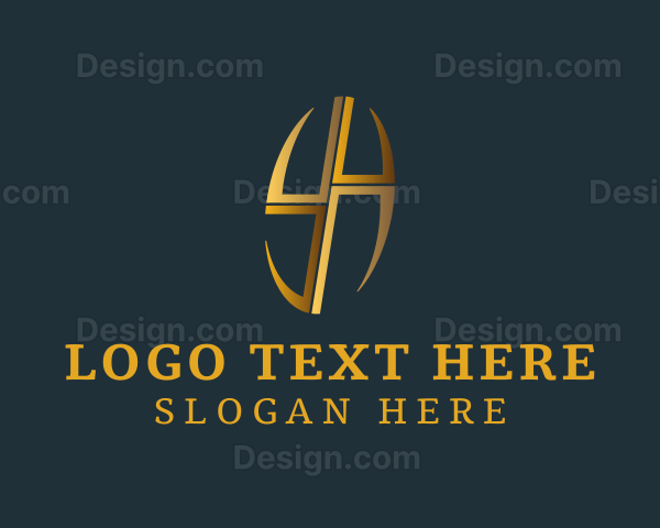 Elegant Gold Cross Logo