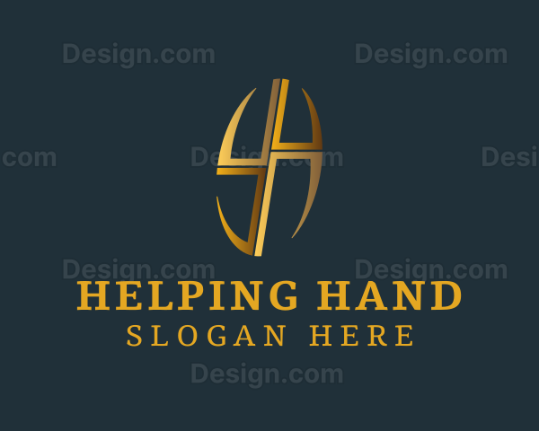 Elegant Gold Cross Logo