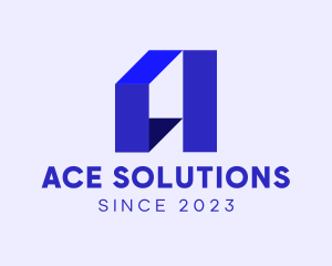 Construction Company Letter  A  logo design