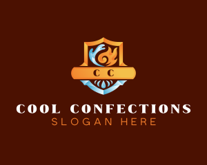 Heating Cold HVAC logo