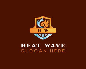 Heating Cold HVAC logo