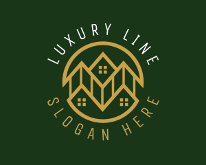 Luxury House Roof  logo design