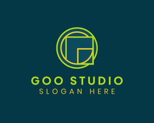 Geometric Studio Letter G  logo design