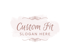 Elegant Feminine Script Wordmark logo design