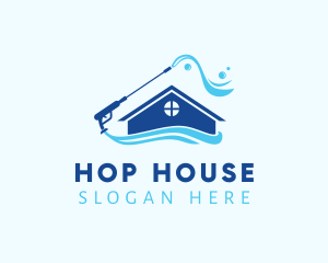 House Pressure Washing logo design