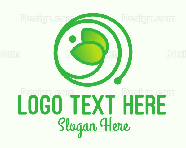 Green Leaf Planting Logo