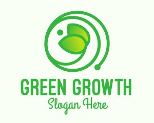 Green Leaf Planting  logo design