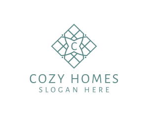 Tile Pattern Home Improvement logo design