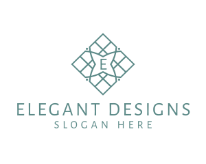 Tile Pattern Home Improvement logo design