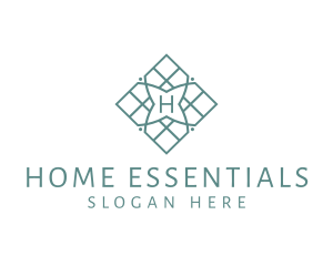 Tile Pattern Home Improvement logo design