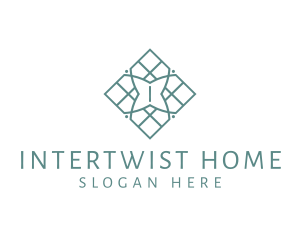 Tile Pattern Home Improvement logo design