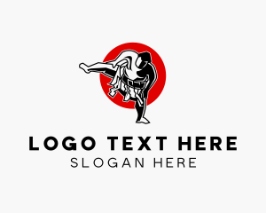 Japanese Sumo Wrestler logo