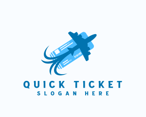 Airplane Flight Ticket logo