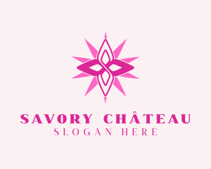 Flower Petal Star logo design