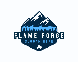 Mountain Lake Forest logo design