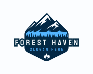 Mountain Lake Forest logo design